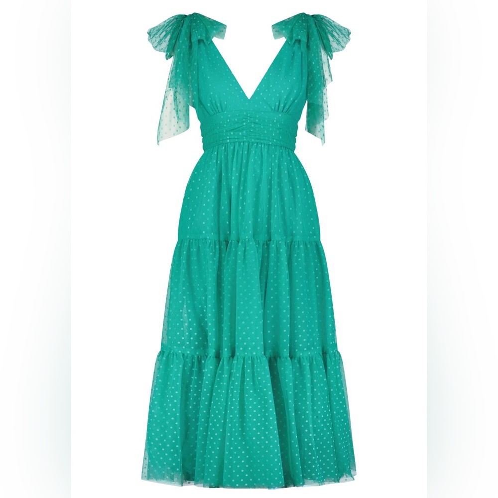 Jeanne Dress in Teal - Picture 6 of 6